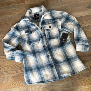 Bagatelle Collection Plaid Shacket, S